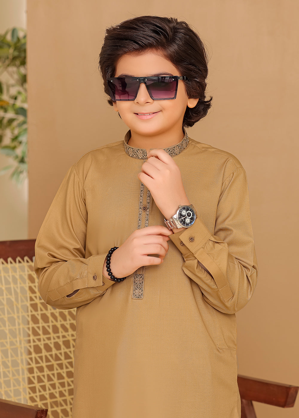 MUSTARD KURTA SHALWAR