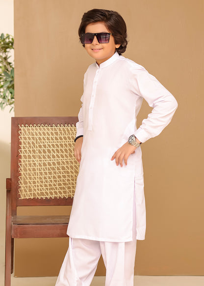 FATHER & SON WHITE KURTA SHALWAR