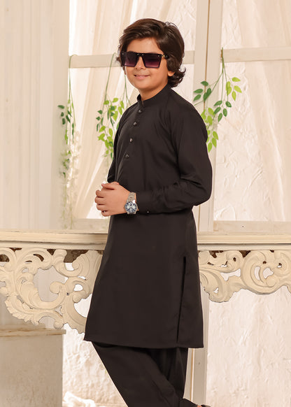BLACK KURTA PAJAMA