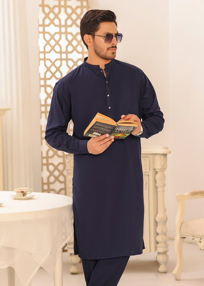 FATHER & SON NAVY BLUE KURTA PAJAMA