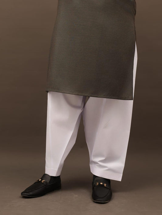 WASH & WEAR WHITE SHALWAR
